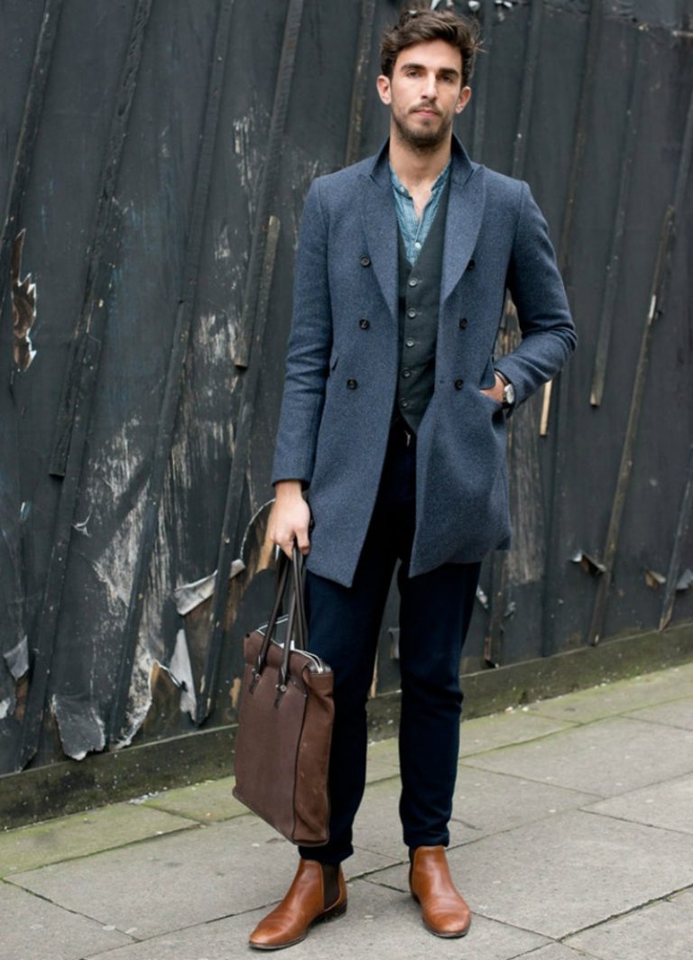 tuxedo with chelsea boots